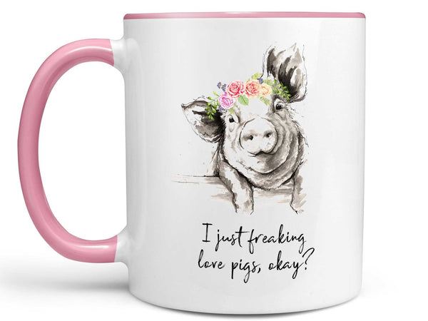 Freaking Love Pigs Coffee Mug,Coffee Mugs Never Lie,Coffee Mug