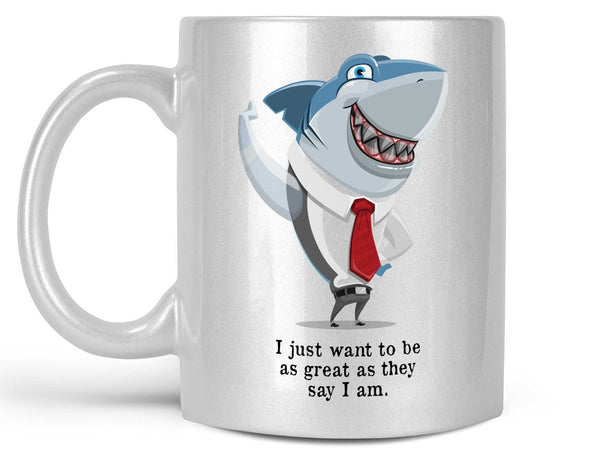 Great White Shark Coffee Mug,Coffee Mugs Never Lie,Coffee Mug
