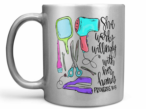With Her Hands Stylist Coffee Mug,Coffee Mugs Never Lie,Coffee Mug