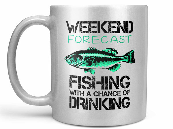 Weekend Forecast Fishing Coffee Mug
