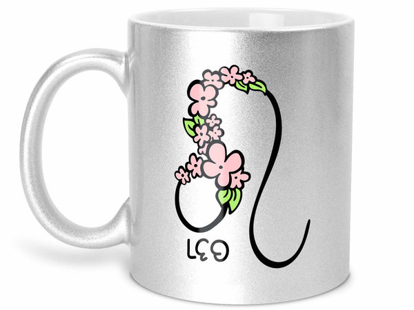 Leo Flower Coffee Mug
