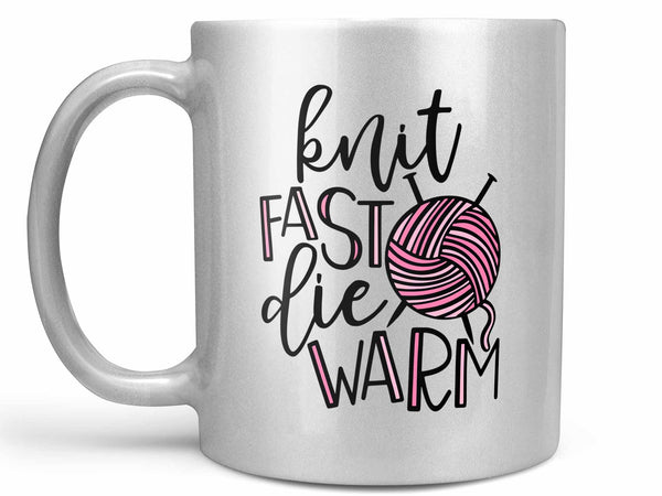 Knit Fast Die Warm Coffee Mug