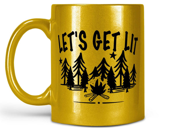Let's Get Lit Camping Coffee Mug,Coffee Mugs Never Lie,Coffee Mug
