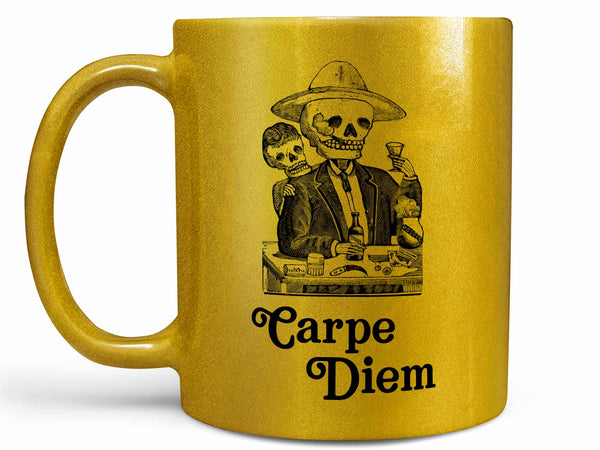 Carpe Diem Coffee Mug,Coffee Mugs Never Lie,Coffee Mug