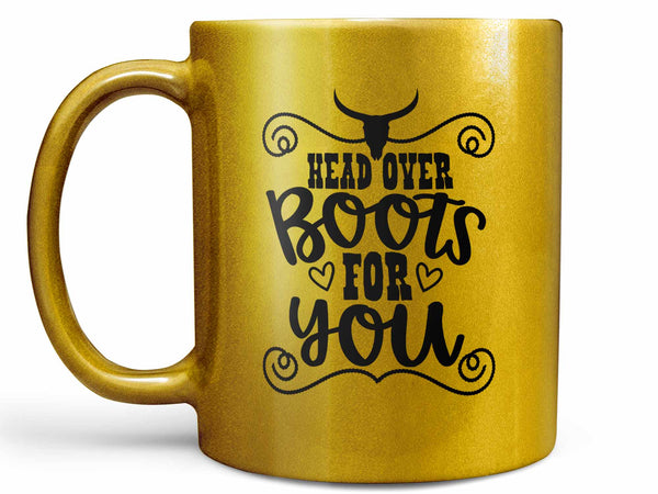Head Over Boots for You Coffee Mug