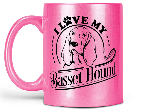 I Love My Basset Hound Coffee Mug,Coffee Mugs Never Lie,Coffee Mug