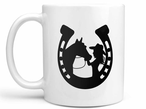 Horseshoe Cowgirl Coffee Mug