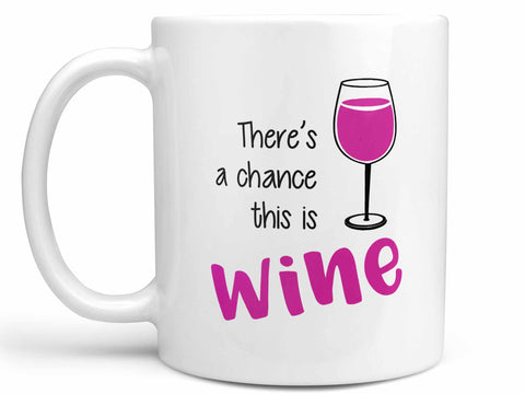 There's a Chance this is Wine Coffee Mug