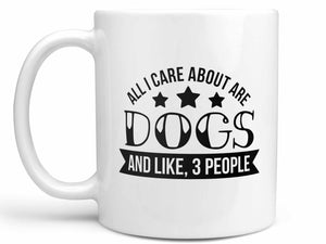 Dogs and Three People Coffee Mug