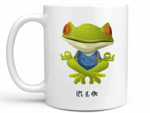 Let it Go Frog Coffee Mug
