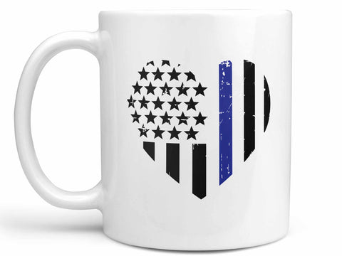 Police Heart Coffee Mug