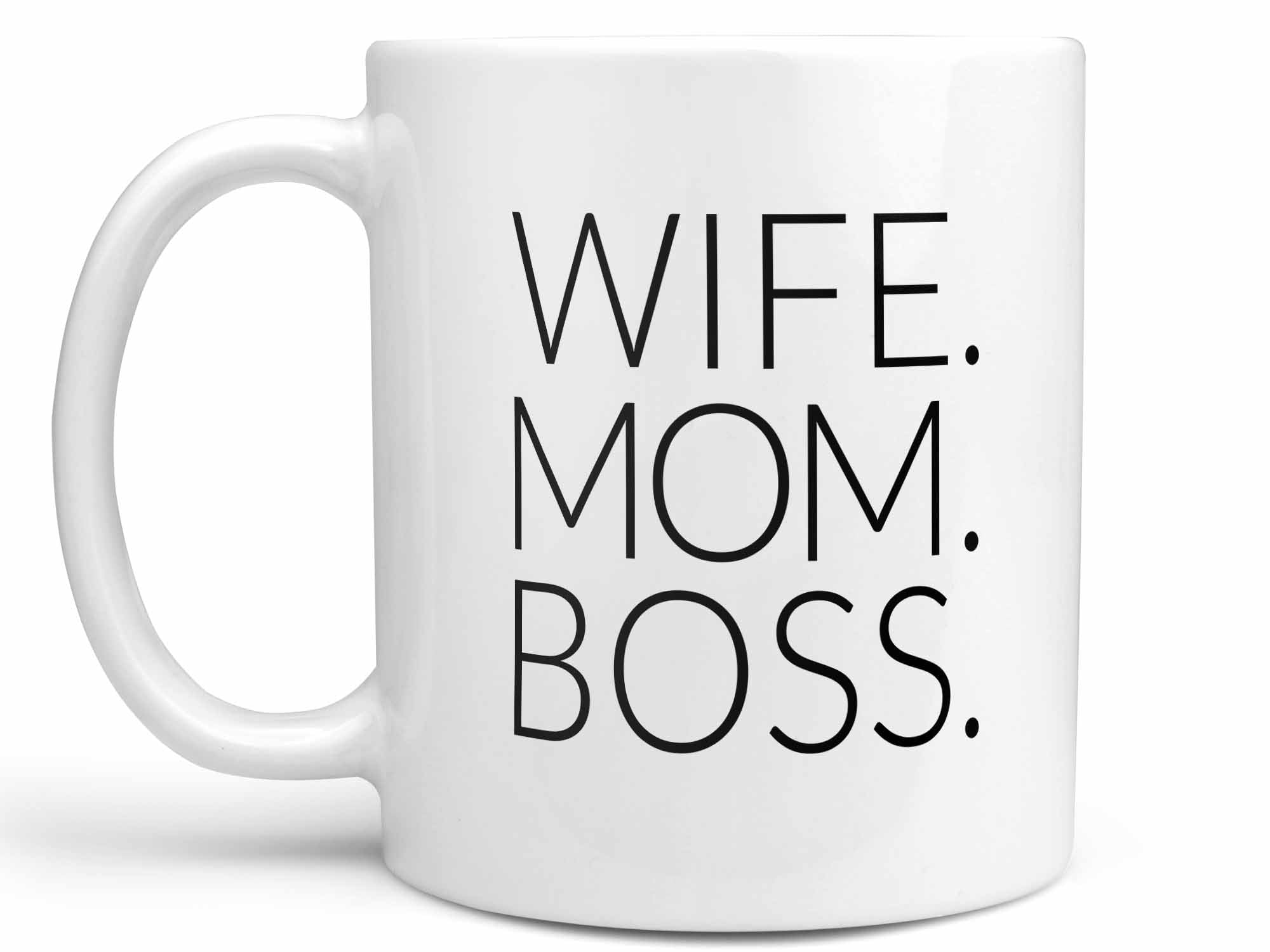 Wife Mom Boss Coffee Mug