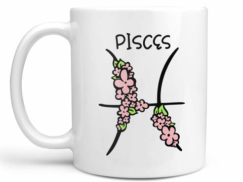Pisces Flower Coffee Mug