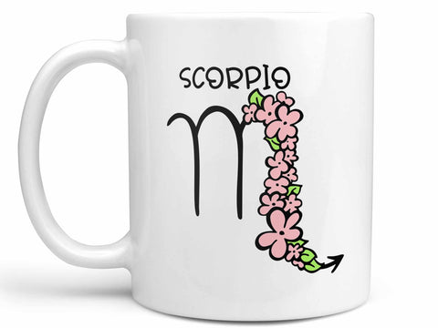 Scorpio Flower Coffee Mug