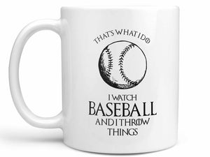 Baseball and Throw Things Coffee Mug