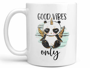 Good Vibes Only Bear Coffee Mug