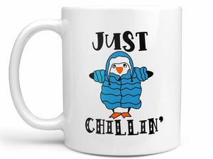Just Chillin' Penguin Coffee Mug