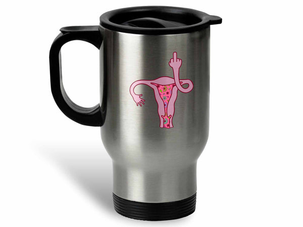 Uterus Middle Finger Coffee Mug