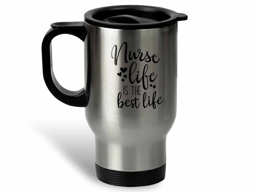 Nurse Life Travel Mug With Lid 10 Oz Travel Mug With Handle and Lid Travel  Coffee Mug Nurse Coffee Mug Nurse Life 