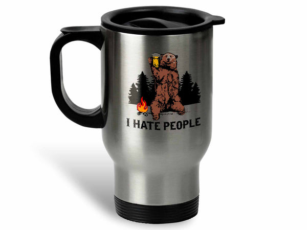 I Hate People Bear Coffee Mug