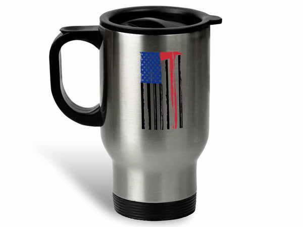 Firefighter Axe Flag Coffee Mug