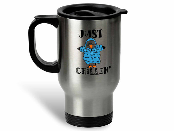 Just Chillin' Penguin Coffee Mug