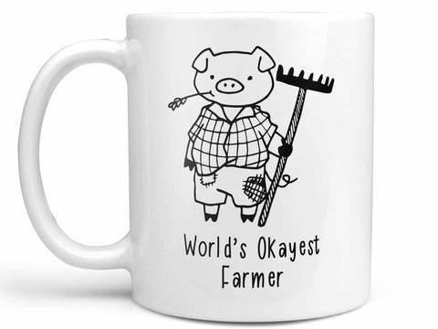 World's Okayest Farmer Coffee Mug,Coffee Mugs Never Lie,Coffee Mug