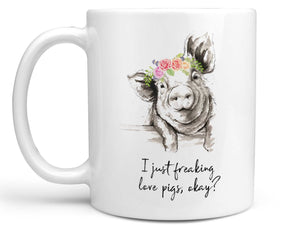 Freaking Love Pigs Coffee Mug,Coffee Mugs Never Lie,Coffee Mug