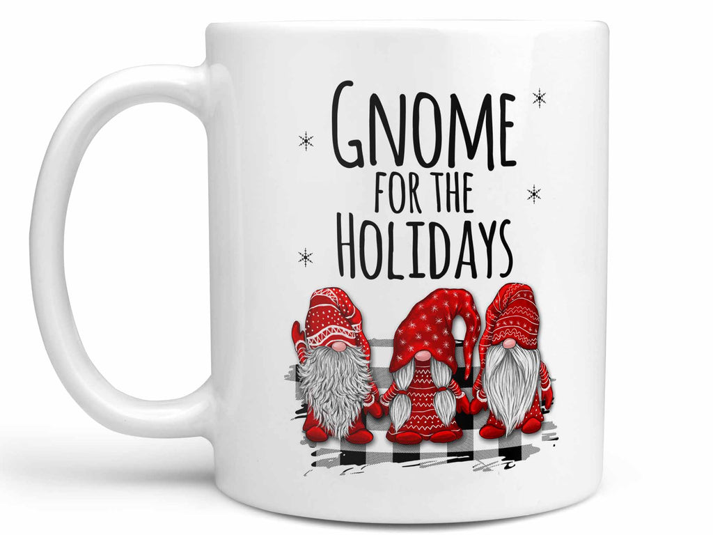 Gnome for the Holidays Coffee Mug, Christmas Coffee Cup, Garden