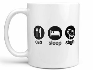 Eat Sleep Style Coffee Mug,Coffee Mugs Never Lie,Coffee Mug