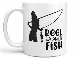 Reel Women Fish Pink Coffee Mug,Coffee Mugs Never Lie,Coffee Mug