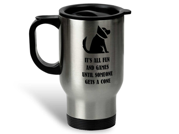 Fun and Games Dog Cone Coffee Mug,Coffee Mugs Never Lie,Coffee Mug