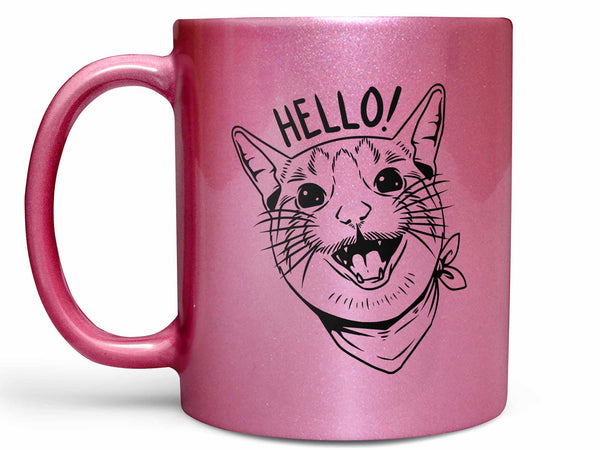 Hello Cat Coffee Mug