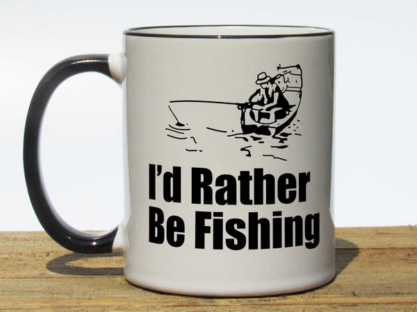 I'd Rather Be Fishing Coffee Mug,Coffee Mugs Never Lie,Coffee Mug