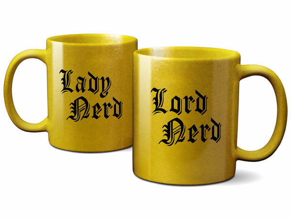 Lord and Lady Nerd Coffee Mugs