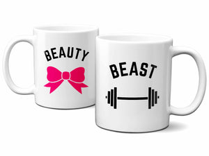 Beauty and Beast Coffee Mugs
