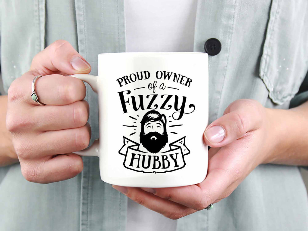 HUBBY 18 oz Coffee Mug - White – Nothing But Mugs!