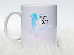 Mermaid at Heart Coffee Mug,Coffee Mugs Never Lie,Coffee Mug