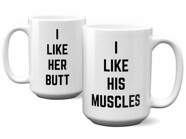 His and Hers Fitness Coffee Mugs,Coffee Mugs Never Lie,Coffee Mug