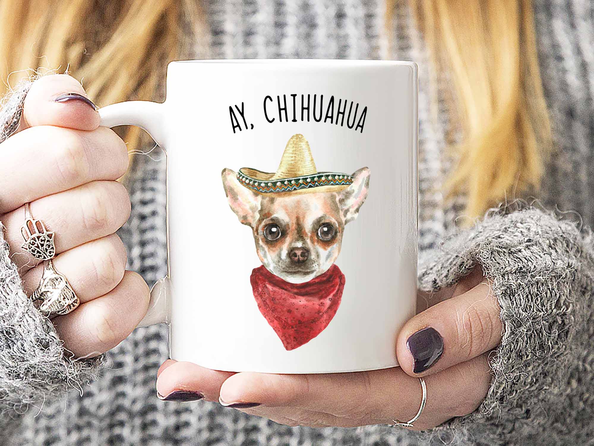 ah chihuahua coffee mug Ay Chihuahua Coffee Mug or Coffee Cup