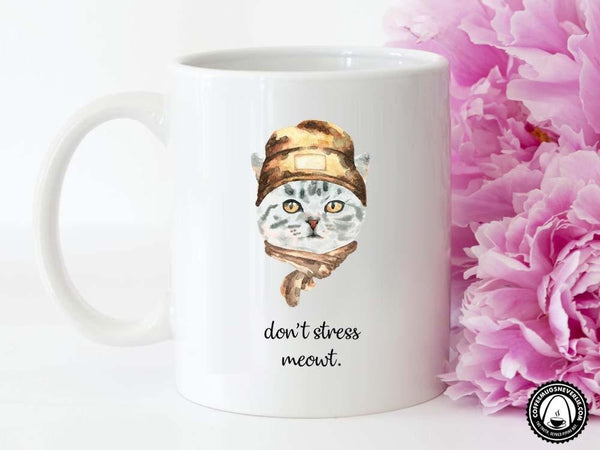 Don't Stress Meowt Cool Cat Coffee Mug,Coffee Mugs Never Lie,Coffee Mug