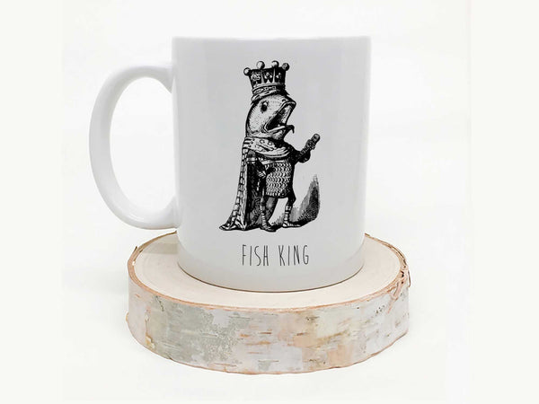 Fish King Coffee Mug,Coffee Mugs Never Lie,Coffee Mug