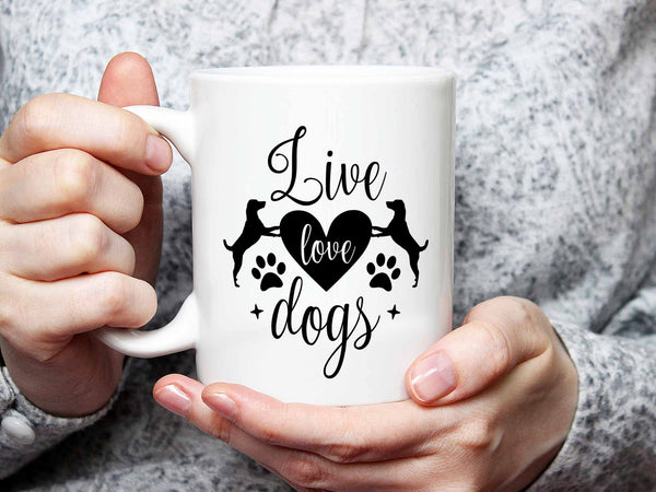 Live Love Dogs Coffee Mug
