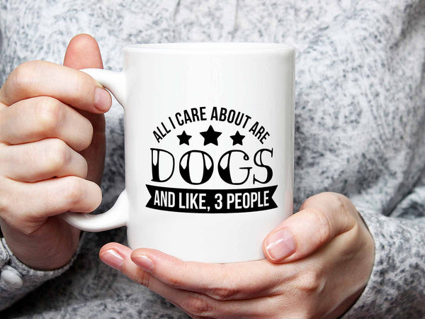 Dogs and Three People Coffee Mug