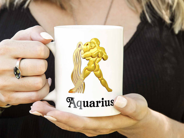 Aquarius Gold Coffee Mug