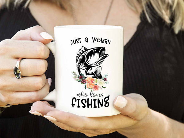 Woman Who Loves Fishing Coffee Mug,Coffee Mugs Never Lie,Coffee Mug