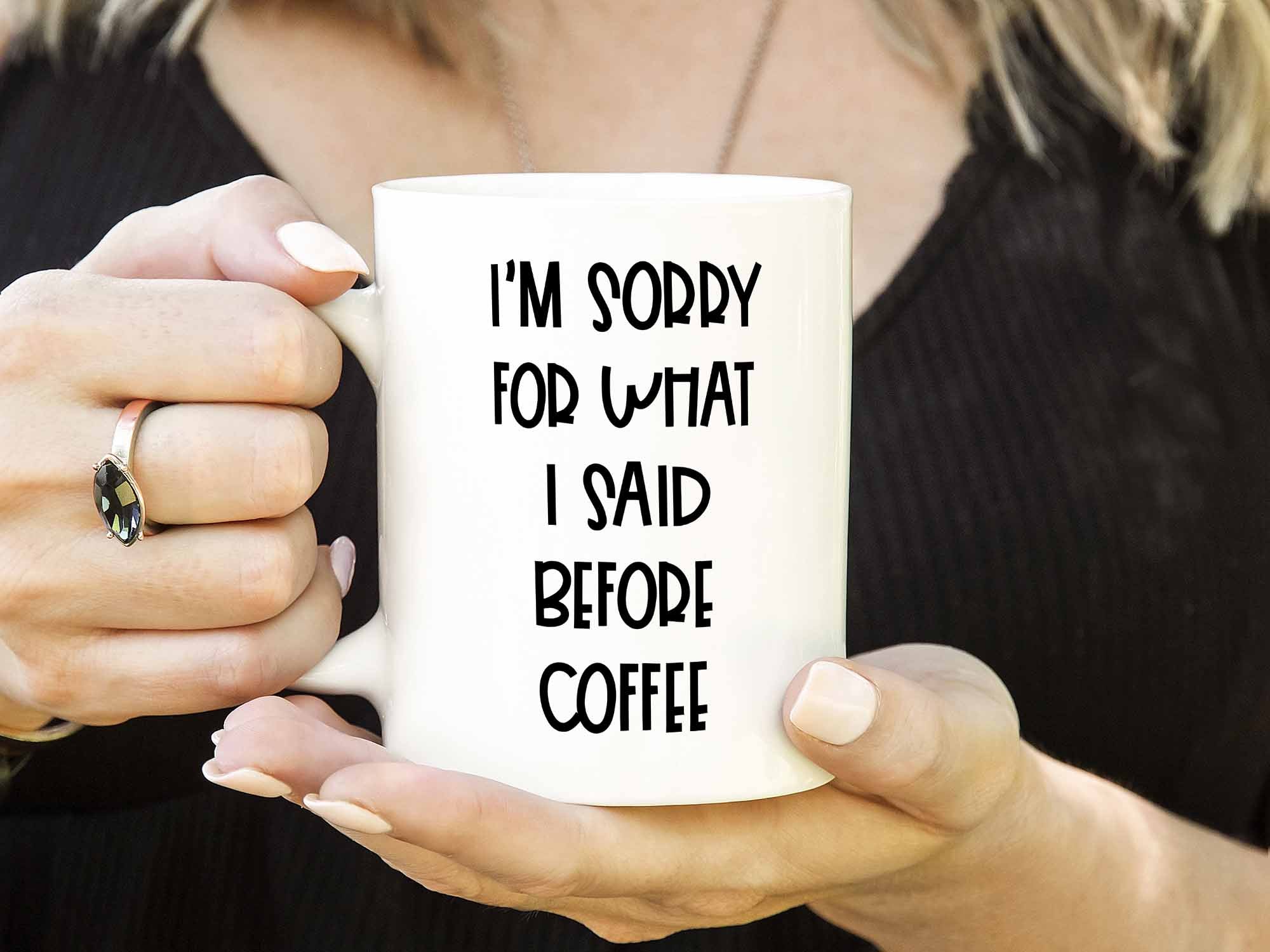 CafePress Tasse à Café En Céramique Avec Inscription « Sorry I Broke Your Mug » 325 Ml