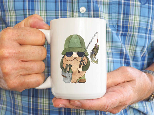 Fishing Gnome Coffee Mug