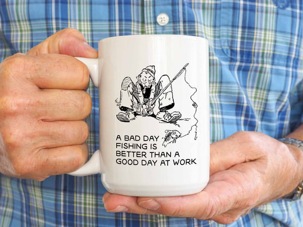 A Bad Day Fishing Coffee Mug