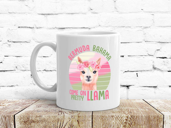 Bermuda Bahama Llama Coffee Mug